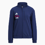 MacArthur Generals <span class="pdp-name-mascot">MACARTHUR HIGH SCHOOL Generals</span> adidas Women's Full Zip Woven Travel Jacket Front Thumbnail