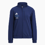 Kingdom Prep Wolfpack <span class="pdp-name-mascot">Kingdom Prep Wolfpack</span> adidas Women's Full Zip Woven Travel Jacket Front Thumbnail