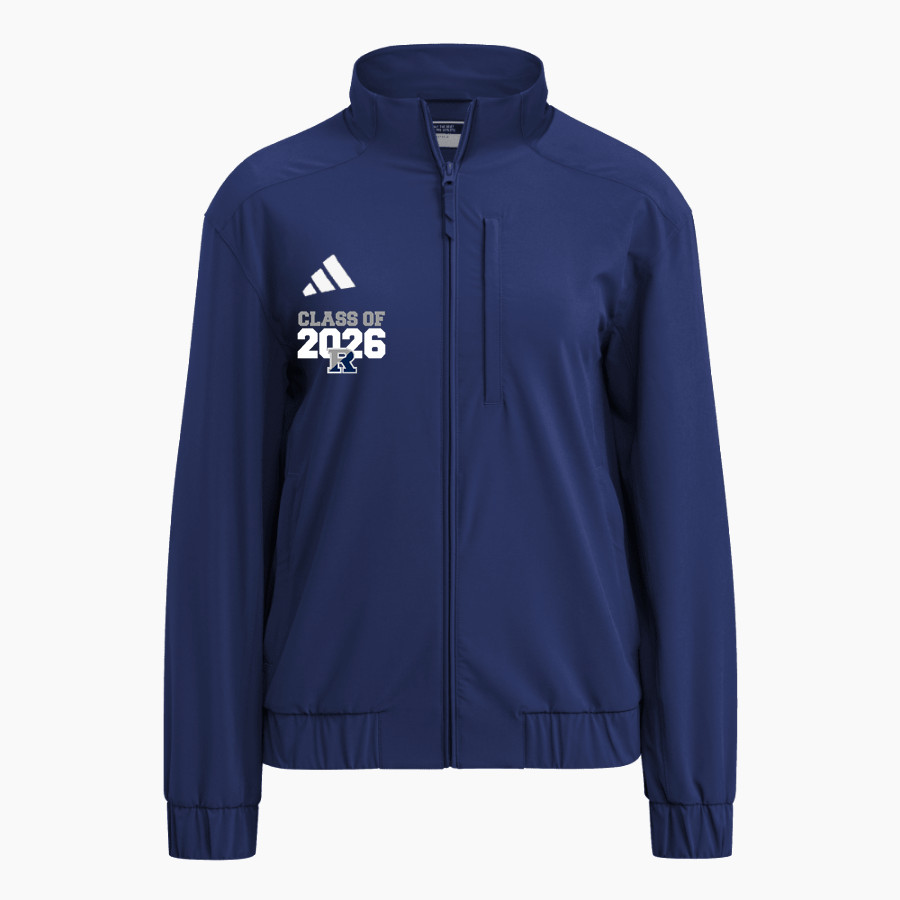 RANNEY SCHOOL PANTHERS <span class="pdp-name-mascot">THE RANNEY PANTHERS</span> adidas Women's Full Zip Woven Travel Jacket
