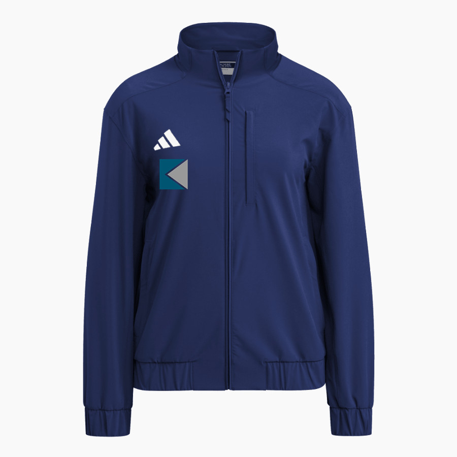 KENNY PIPE & SUPPLY adidas Women's Full Zip Woven Travel Jacket