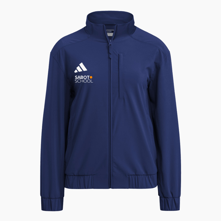 Sabot School Sabot School <span class="pdp-name-mascot">STONY POINT SCHOOL</span> adidas Women's Full Zip Woven Travel Jacket