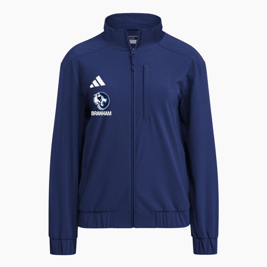 BRANHAM HIGH SCHOOL BRUINS <span class="pdp-name-mascot">BRANHAM BRUINS</span> adidas Women's Full Zip Woven Travel Jacket