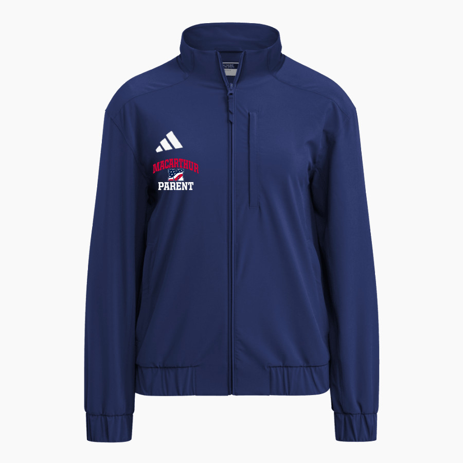 MacArthur Generals <span class="pdp-name-mascot">MACARTHUR HIGH SCHOOL Generals</span> adidas Women's Full Zip Woven Travel Jacket