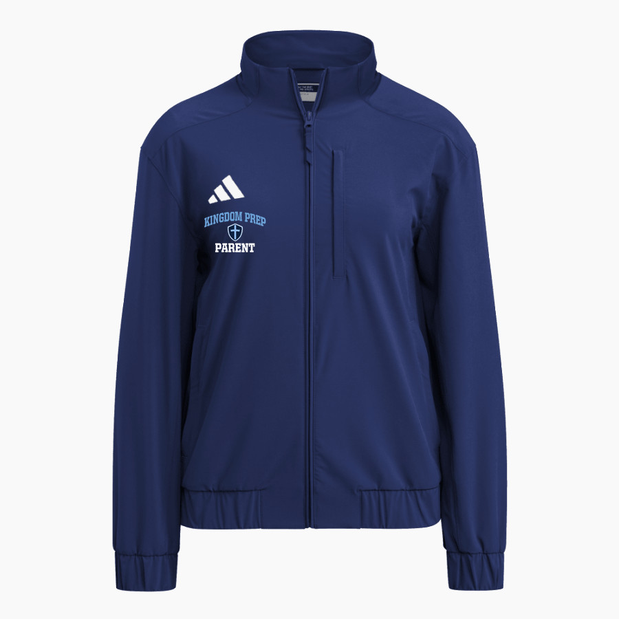 Kingdom Prep Wolfpack <span class="pdp-name-mascot">Kingdom Prep Wolfpack</span> adidas Women's Full Zip Woven Travel Jacket