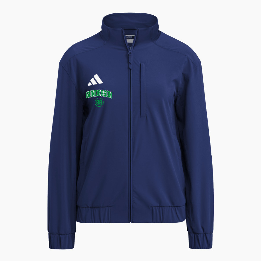 Gunderson Grizzlies <span class="pdp-name-mascot">Gunderson Grizzlies</span> adidas Women's Full Zip Woven Travel Jacket