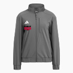 Salem Bobcats <span class="pdp-name-mascot">Salem Bobcats</span> adidas Women's Full Zip Woven Travel Jacket Front Thumbnail