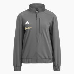 Walter R Johnson Yellowjackets <span class="pdp-name-mascot">Walter R Johnson Yellowjackets</span> adidas Women's Full Zip Woven Travel Jacket Front Thumbnail