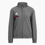 Wisconsin School For The Deaf Firebirds <span class="pdp-name-mascot">Wisconsin School For The Deaf Firebirds</span> adidas Women's Full Zip Woven Travel Jacket Front Thumbnail