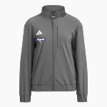 Shell Bank Brigade <span class="pdp-name-mascot">Shell Bank P771K@014 Labradors</span> adidas Women's Full Zip Woven Travel Jacket Front Thumbnail