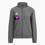 SCHULENBURG HIGH SCHOOL SHORTHORNS <span class="pdp-name-mascot">SCHULENBURG SHORTHORNS</span> adidas Women's Full Zip Woven Travel Jacket Front Thumbnail