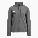 Marietta Blue Devils <span class="pdp-name-mascot">Marietta Blue Devils</span> adidas Women's Full Zip Woven Travel Jacket Front Thumbnail