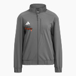 ESCONDIDO HIGH SCHOOL COUGARS <span class="pdp-name-mascot">ESCONDIDO COUGARS</span> adidas Women's Full Zip Woven Travel Jacket Front Thumbnail