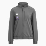 MILFORD CENTRAL SCHOOL WILDCATS adidas Women's Full Zip Woven Travel Jacket Front Thumbnail