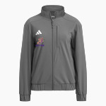 BELLBROOK GOLDEN EAGLES The Official Online Store <span class="pdp-name-mascot">BELLBROOK GOLDEN EAGLES</span> adidas Women's Full Zip Woven Travel Jacket Front Thumbnail