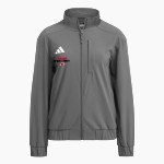 IRWIN COUNTY HIGH SCHOOL INDIANS adidas Women's Full Zip Woven Travel Jacket Front Thumbnail