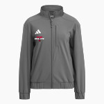 JOHANNESBURG-LEWISTON HIGH SCH CARDINALS <span class="pdp-name-mascot">JOHANNESBURG - LEWISTON CARDINALS</span> adidas Women's Full Zip Woven Travel Jacket Front Thumbnail