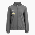 North Brunswick Middle School Raiders adidas Women's Full Zip Woven Travel Jacket Front Thumbnail