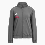 Monsignor McClancy Crusaders <span class="pdp-name-mascot">Monsignor McClancy Crusaders</span> adidas Women's Full Zip Woven Travel Jacket Front Thumbnail