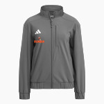 MANCELONA HIGH SCHOOL IRONMEN <span class="pdp-name-mascot">MANCELONA IRONMEN</span> adidas Women's Full Zip Woven Travel Jacket Front Thumbnail