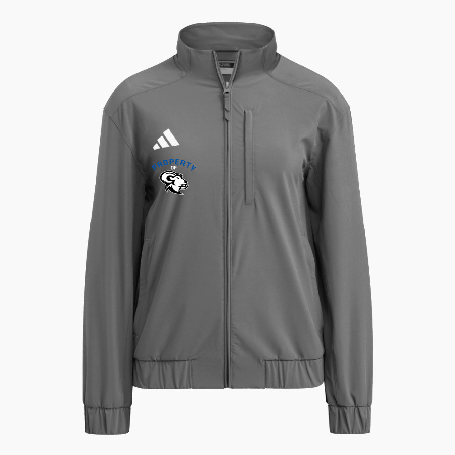 Watkinson Rams <span class="pdp-name-mascot">Watkinson Rams</span> adidas Women's Full Zip Woven Travel Jacket