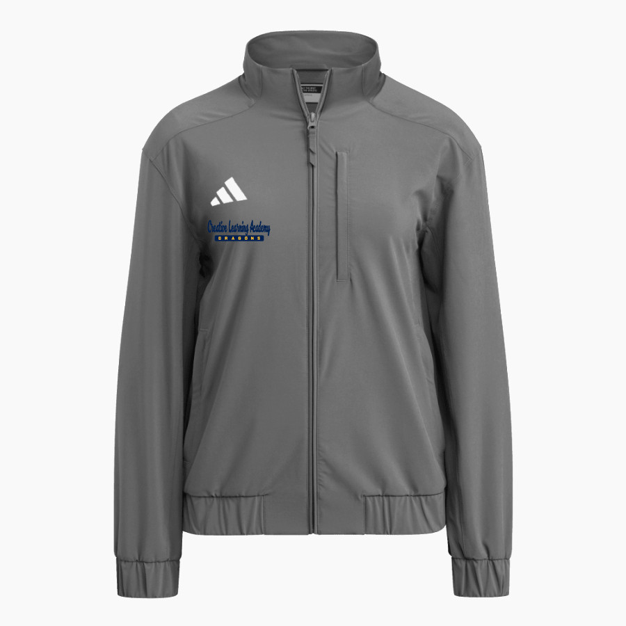 Creative Learning Dragons <span class="pdp-name-mascot">Creative Learning Dragons</span> adidas Women's Full Zip Woven Travel Jacket