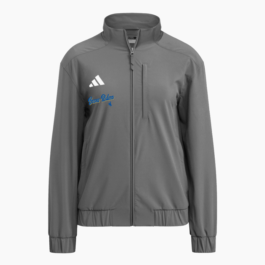 Bernarda Jaime Bronc Riders <span class="pdp-name-mascot">Bernarda Jaime Bronc Riders</span> adidas Women's Full Zip Woven Travel Jacket