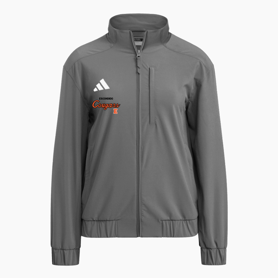 ESCONDIDO HIGH SCHOOL COUGARS <span class="pdp-name-mascot">ESCONDIDO COUGARS</span> adidas Women's Full Zip Woven Travel Jacket