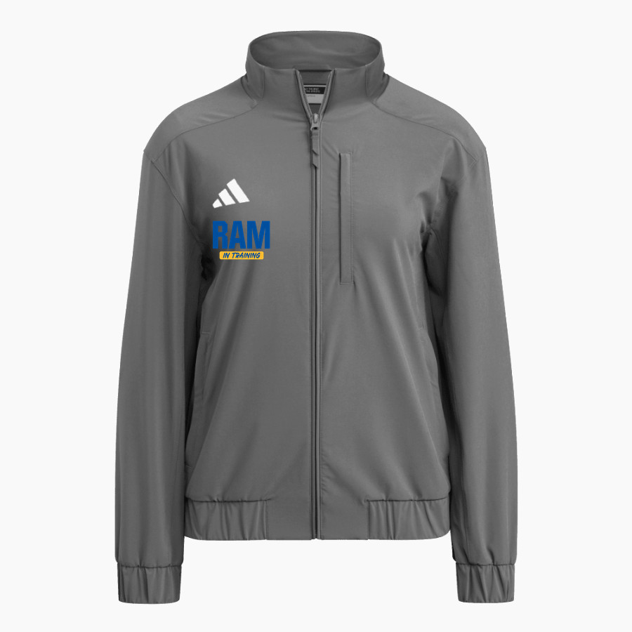 Rockdale Rams <span class="pdp-name-mascot">Rockdale School District 84 Rams</span> adidas Women's Full Zip Woven Travel Jacket