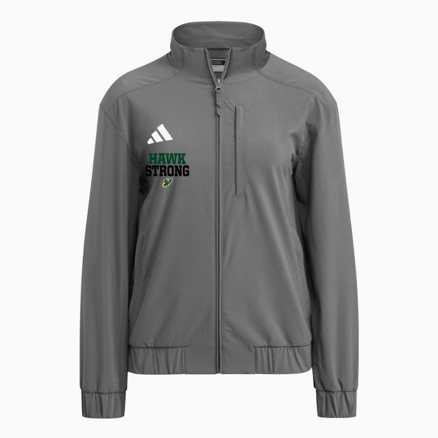 JOHN P STEVENS HIGH SCHOOL HAWKS adidas Women's Full Zip Woven Travel Jacket