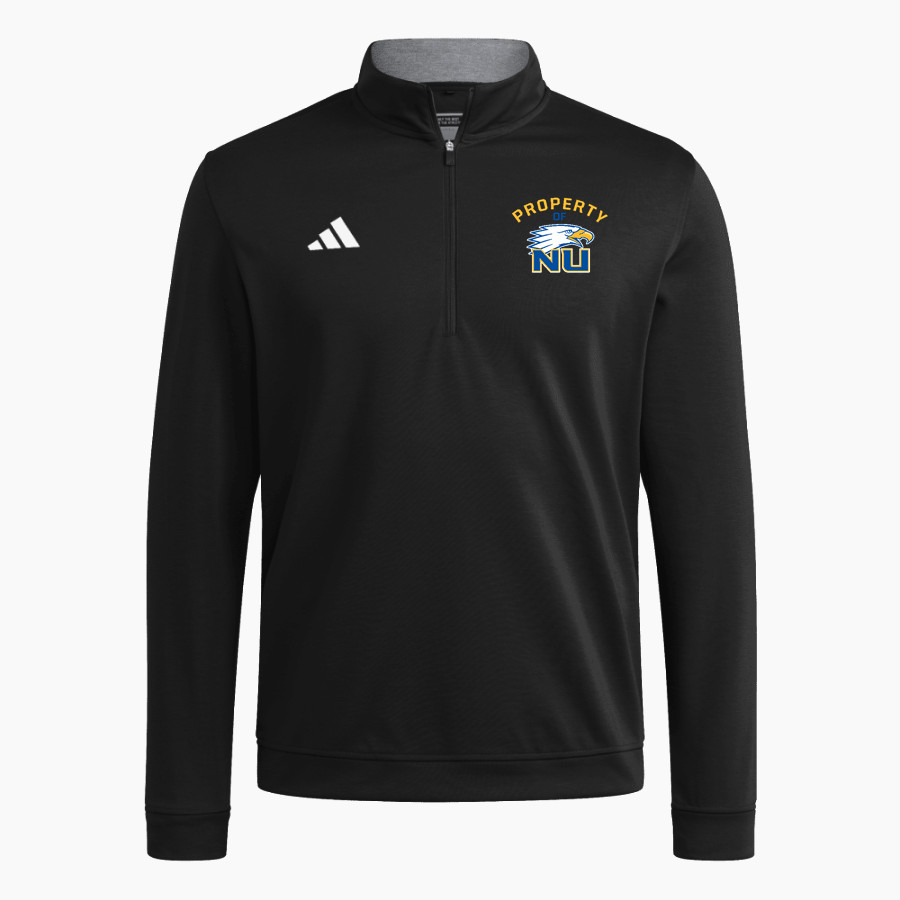 Northwest University Eagles Online Store <span class="pdp-name-mascot">Northwest Eagles</span> adidas Men's Elevated Quarter Zip Pullover