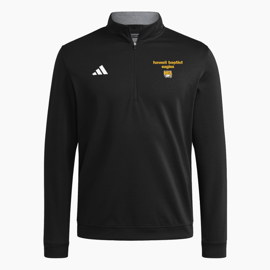 Hawaii Baptist Eagles <span class="pdp-name-mascot">HBA Eagles</span> adidas Men's Elevated Quarter Zip Pullover
