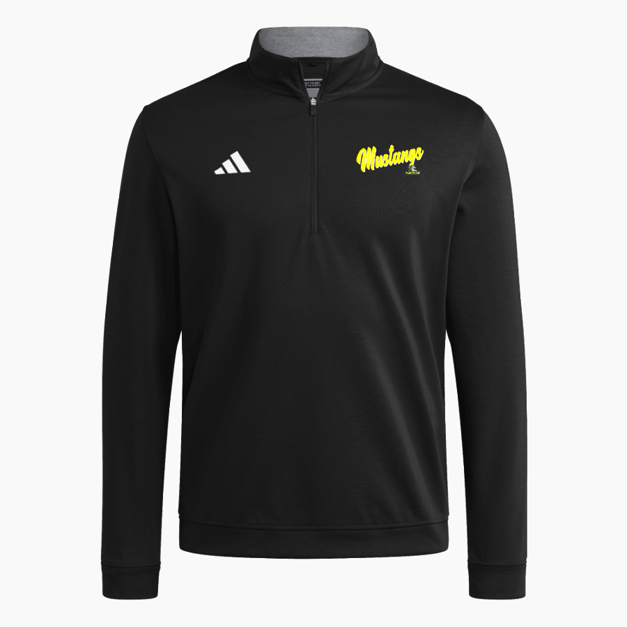 Mahone Mustangs adidas Men's Elevated Quarter Zip Pullover
