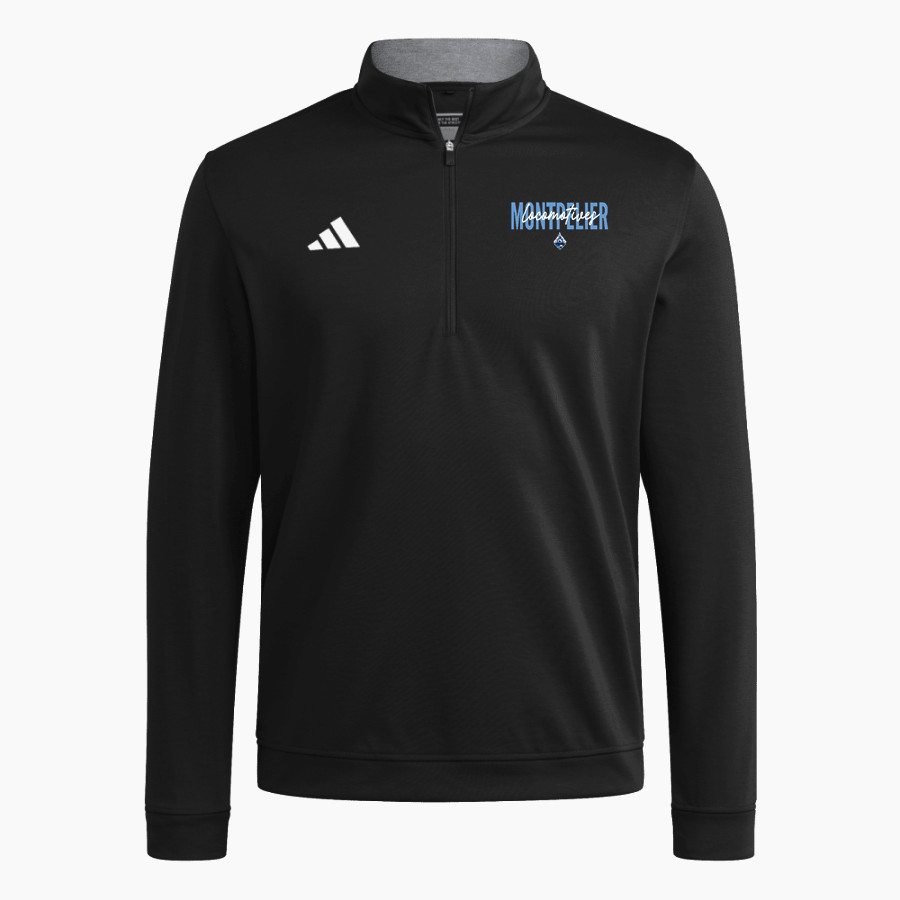 MONTPELIER HIGH SCHOOL LOCOMOTIVES <span class="pdp-name-mascot">MONTPELIER LOCOMOTIVES</span> adidas Men's Elevated Quarter Zip Pullover