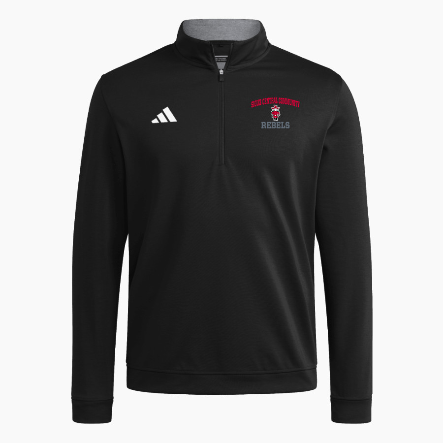 SIOUX CENTRAL COMMUNITY SCHOOL REBELS <span class="pdp-name-mascot">SIOUX CENTRAL COMMUNITY REBELS</span> adidas Men's Elevated Quarter Zip Pullover