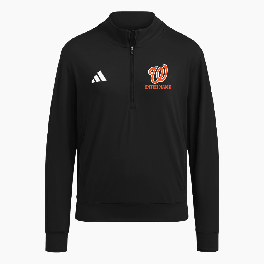 WAYLAND HIGH SCHOOL WARRIORS adidas Women's Ultimate365 Quarter Zip Layer