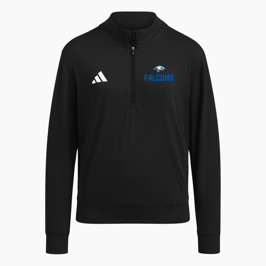 Kansas Christian Falcons <span class="pdp-name-mascot">Kansas Christian College Falcons</span> adidas Women's Ultimate365 Quarter Zip Layer