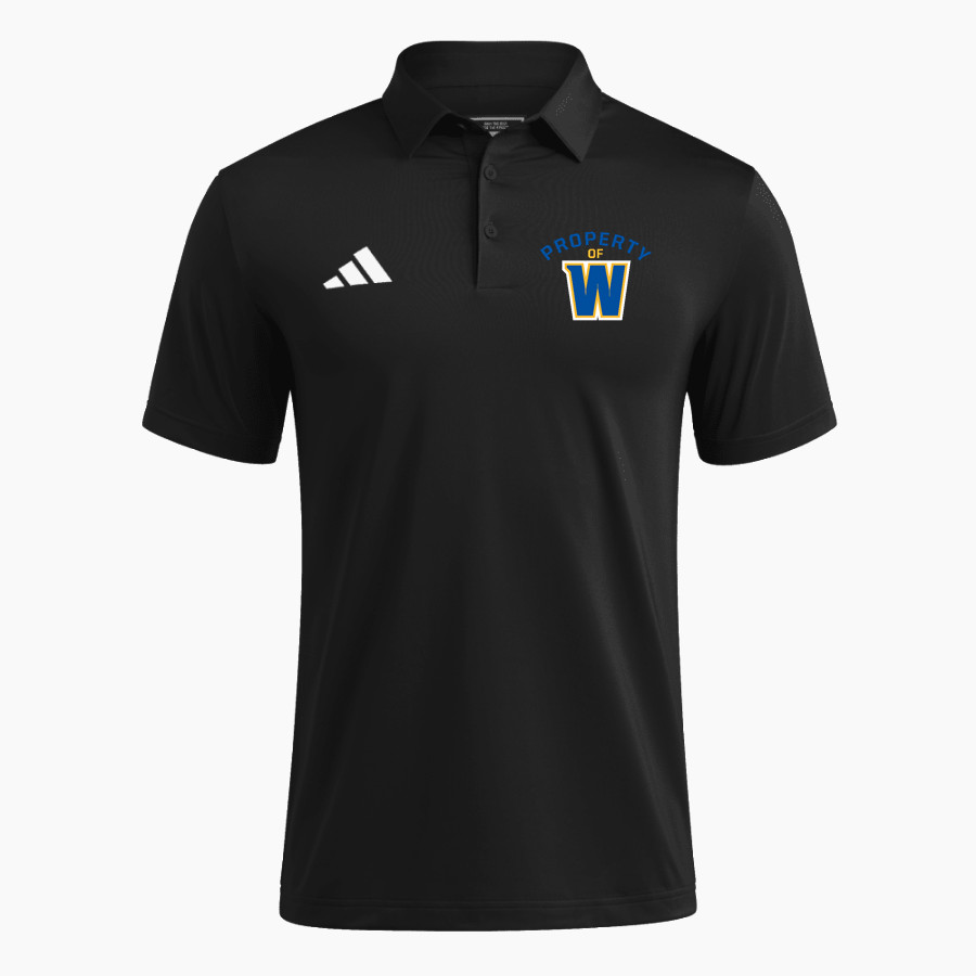 WAHOO PUBLIC HIGH SCHOOL WARRIORS <span class="pdp-name-mascot">WAHOO PUBLIC WARRIORS</span> adidas Men's Ultimate365 Solid Polo