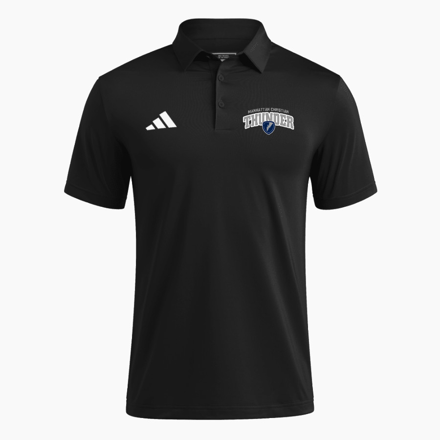 Manhattan Christian Thunder <span class="pdp-name-mascot">Manhattan Christian Thunder</span> adidas Men's Ultimate365 Solid Polo