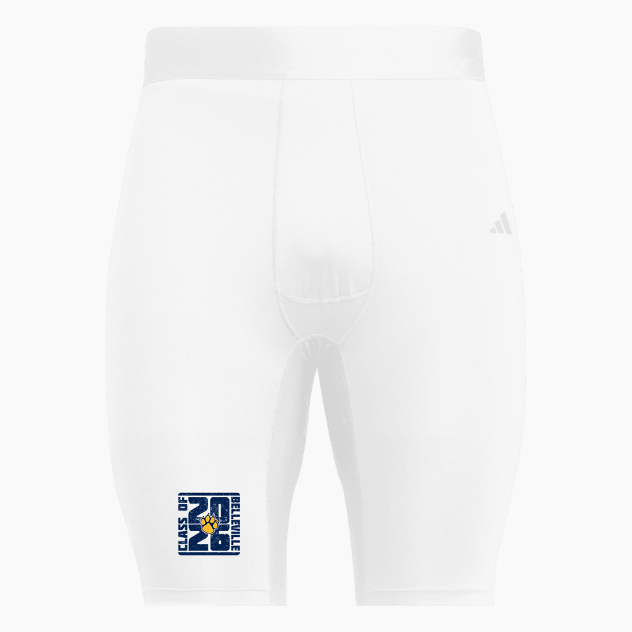 BELLEVILLE HIGH SCHOOL WILDCATS <span class="pdp-name-mascot">BELLEVILLE WILDCATS</span> adidas Men's TECHFIT Short Tight