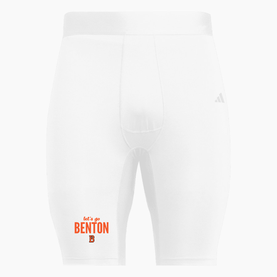 BENTON TIGERS adidas Men's TECHFIT Short Tight