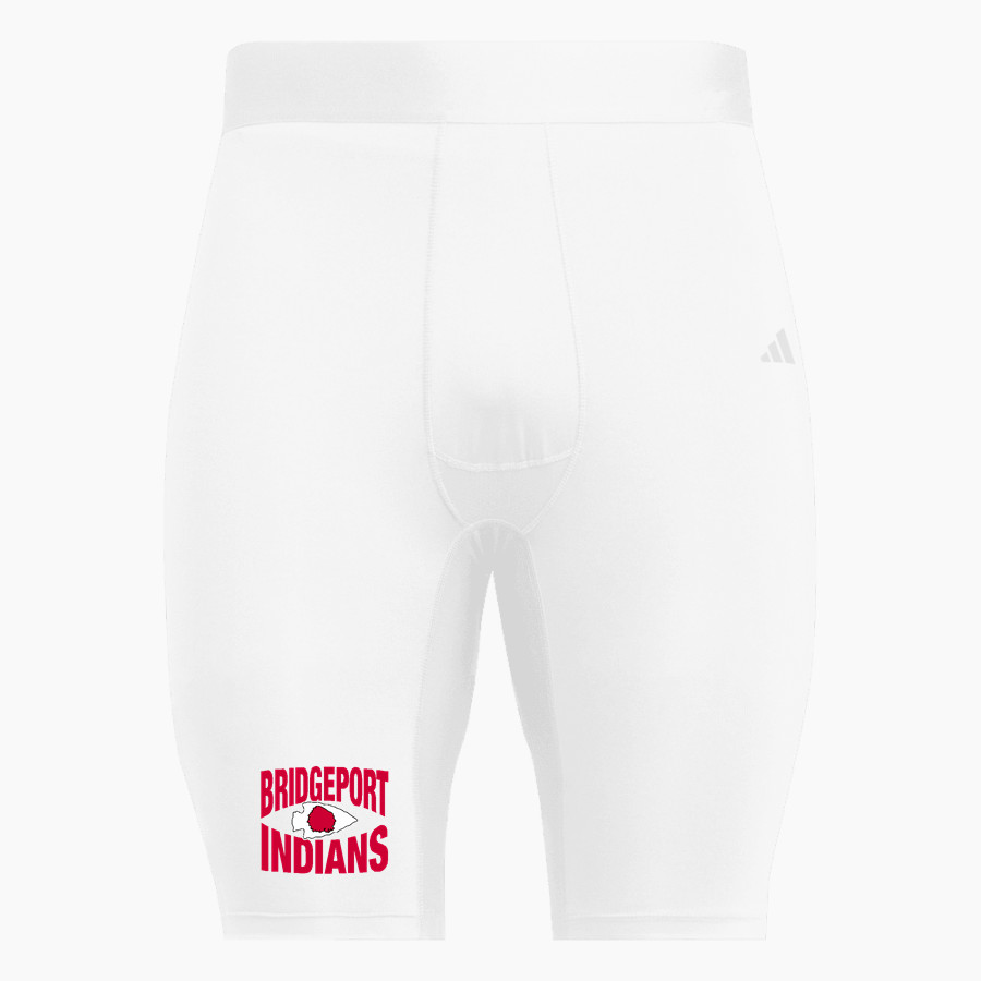 BRIDGEPORT HIGH SCHOOL INDIANS adidas Men's TECHFIT Short Tight
