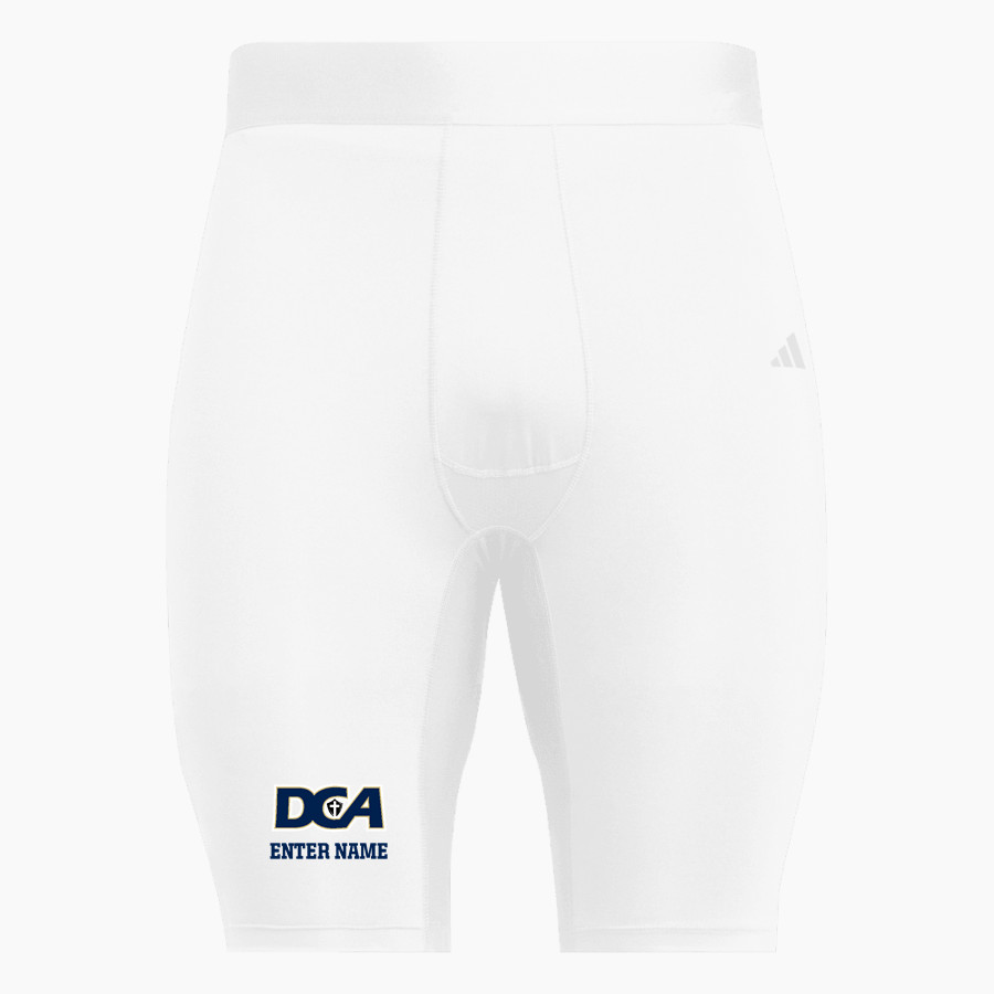 DANVILLE CHRISTIAN ACADEMY WARRIORS <span class="pdp-name-mascot">DANVILLE CHRISTIAN WARRIORS</span> adidas Men's TECHFIT Short Tight