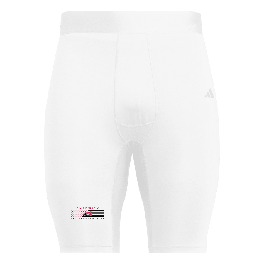 CHADWICK HIGH SCHOOL CARDINALS <span class="pdp-name-mascot">CHADWICK CARDINALS</span> adidas Men's TECHFIT Short Tight