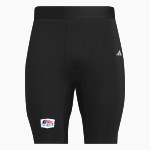 Patriot League Patriot League <span class="pdp-name-mascot">Patriot League</span> adidas Men's TECHFIT Short Tight Front Thumbnail