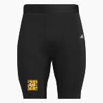 Mary Baldwin Fighting Squirrels <span class="pdp-name-mascot">Mary Baldwin Fighting Squirrels</span> adidas Men's TECHFIT Short Tight Front Thumbnail
