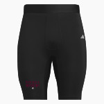 EUFAULA HIGH SCHOOL IRONHEADS <span class="pdp-name-mascot">EUFAULA IRONHEADS</span> adidas Men's TECHFIT Short Tight Front Thumbnail