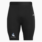 Mount Aloysius College Mounties adidas Men's TECHFIT Short Tight Front Thumbnail