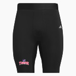HARMONY SCIENCE ACADEMY - PFLUGERVILLE TIGERS <span class="pdp-name-mascot">HARMONY SCIENCE - PFLUGERVILLE TIGERS</span> adidas Men's TECHFIT Short Tight Front Thumbnail