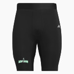 EVERGREEN PARK HIGH SCHOOL MUSTANGS adidas Men's TECHFIT Short Tight Front Thumbnail