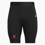 Oakland Patriots <span class="pdp-name-mascot">Oakland Patriots</span> adidas Men's TECHFIT Short Tight Front Thumbnail